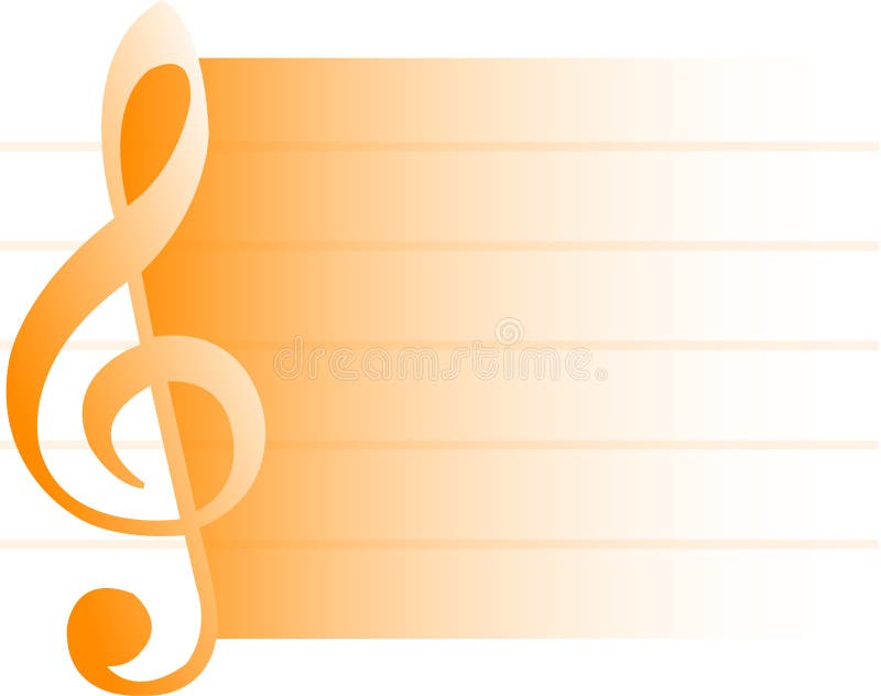 Fundo/laranja musicais/eps ilustração stock Fundo/laranja musicais/eps ilustração stock