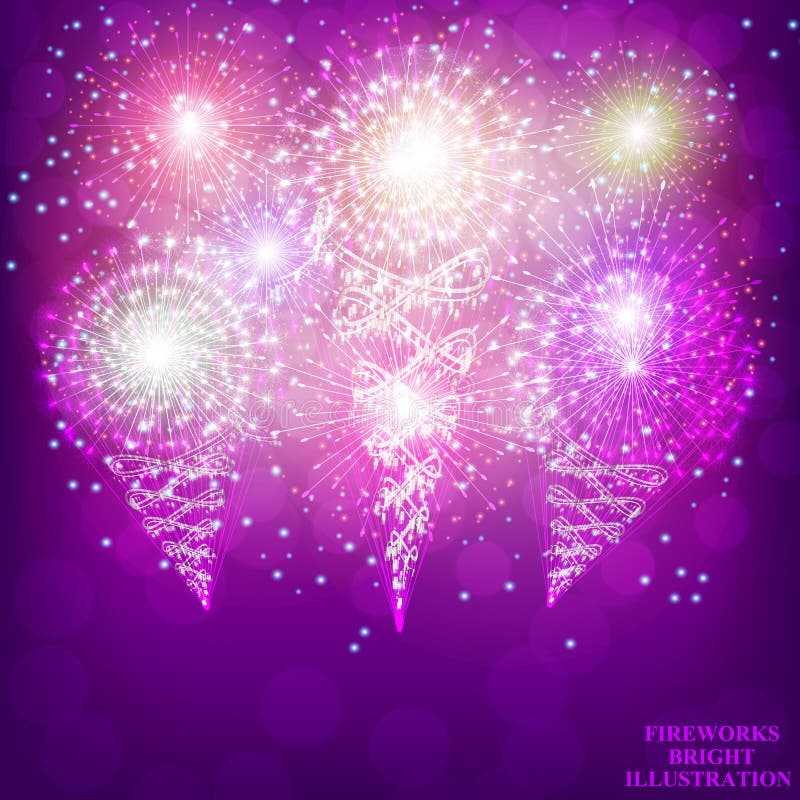 Bonito Colorido De Fogos De Artifício PNG , Cartoon, Festival, No Verão  Imagem PNG e PSD Para Download Gratuito