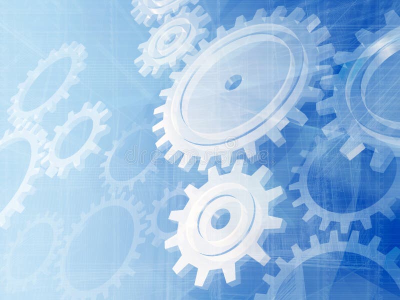 Fundo mecânico ilustração royalty free