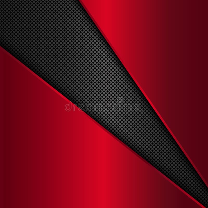 Fundo metálico vermelho e preto Fundo abstrato do metal do vetor ilustração royalty free Fundo metálico vermelho e preto Fundo abstrato do metal do vetor ilustração royalty free