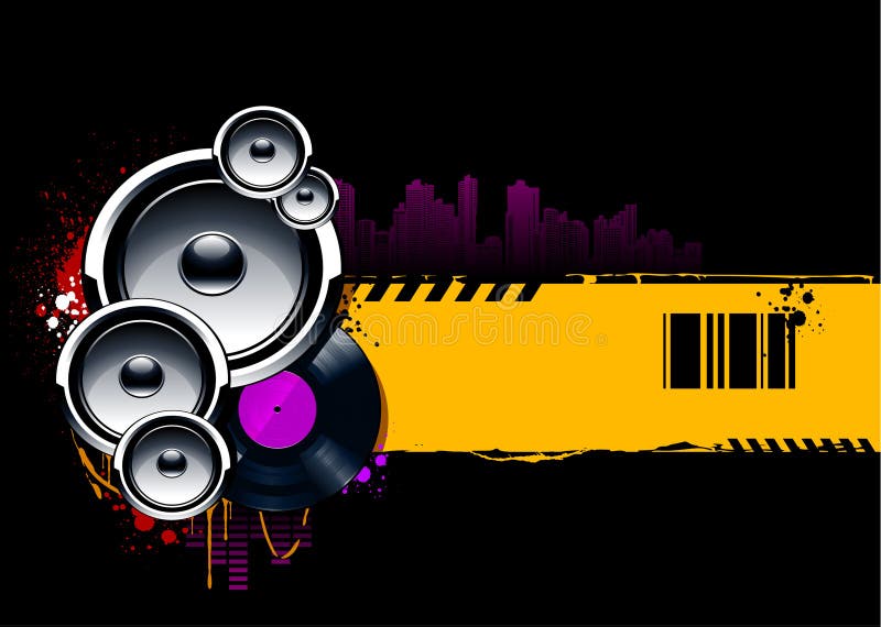 Fundo musical abstrato ilustração stock Fundo musical abstrato ilustração stock