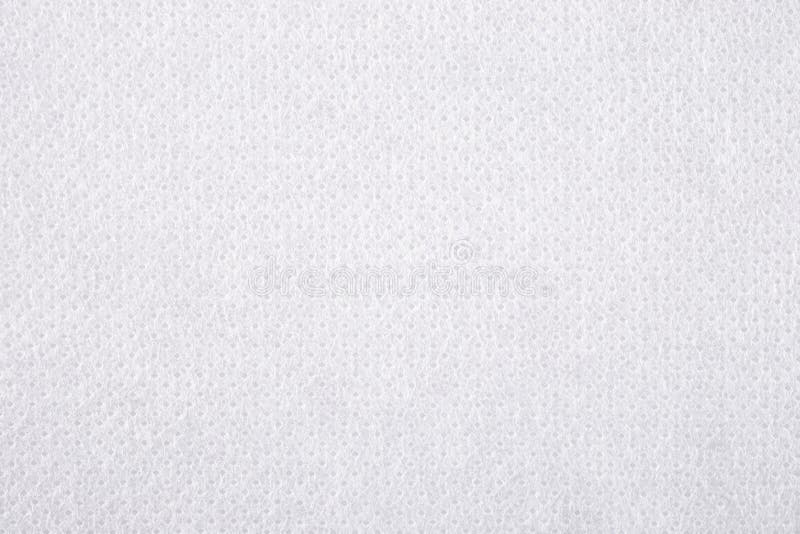 Textura de tecido não tecido branco como fundo imagem de stock