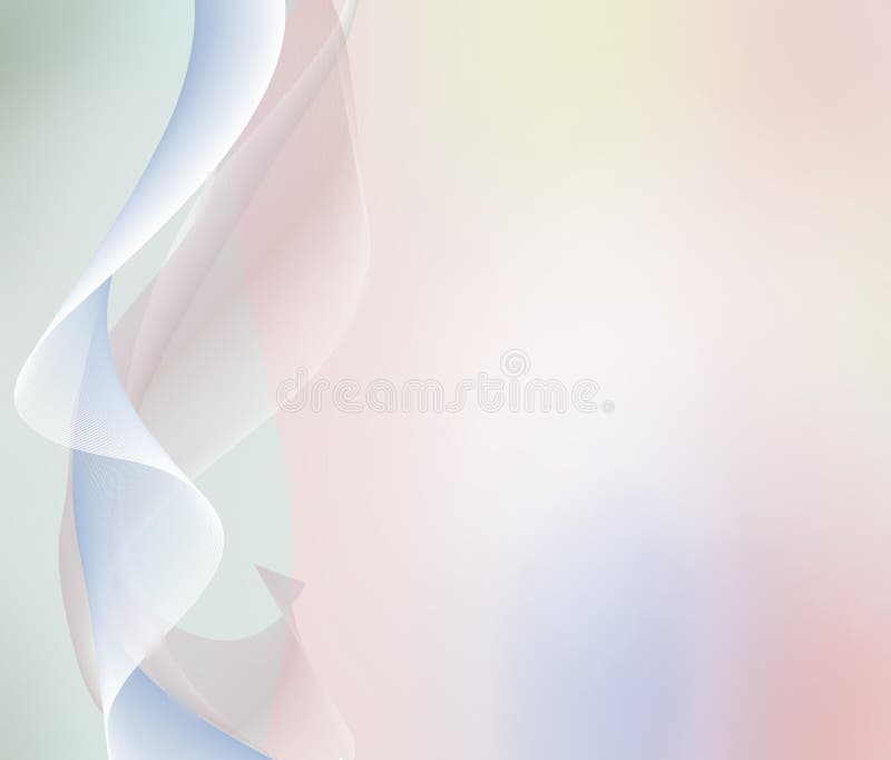Fundo Pastel com ondas e lihgts do sumário ilustração royalty free Fundo Pastel com ondas e lihgts do sumário ilustração royalty free
