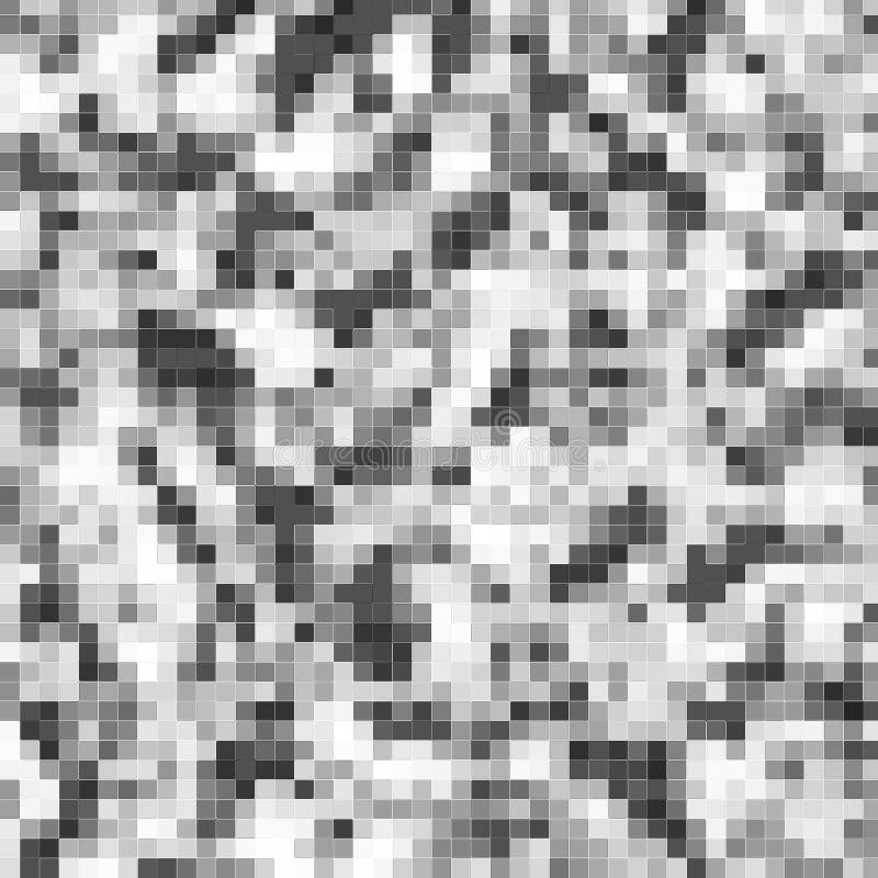 Fundo quadrado abstrato preto e branco ilustração stock