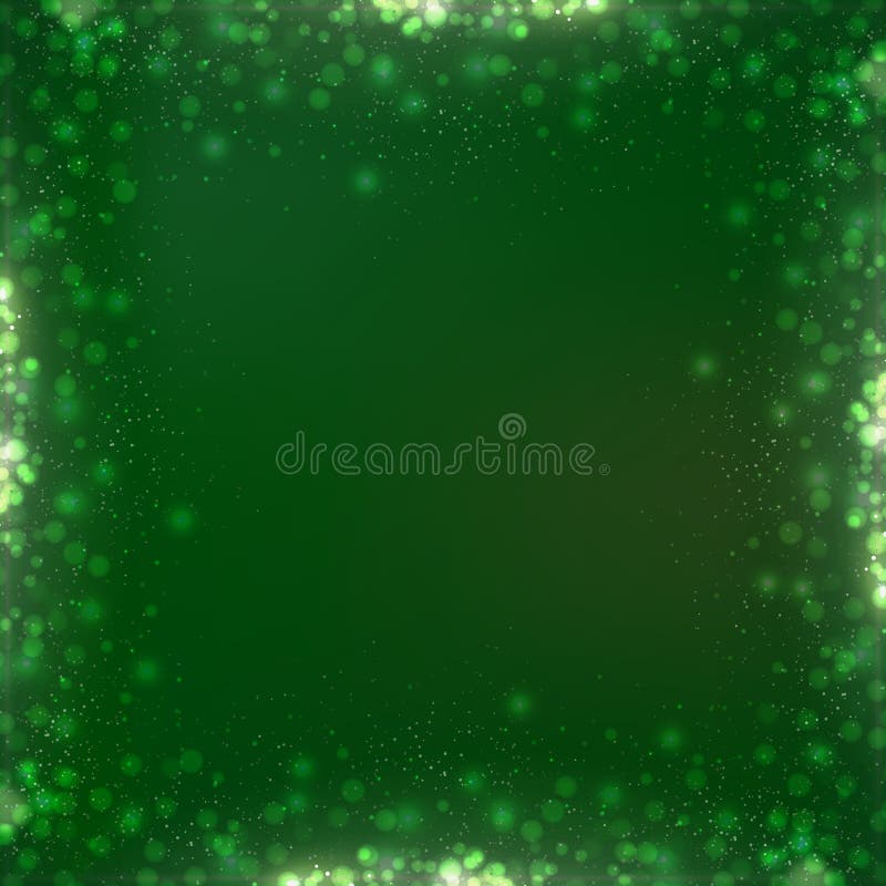 Fundo quadrado verde do Natal do inclinação com beira do bokeh ilustração royalty free Fundo quadrado verde do Natal do inclinação com beira do bokeh ilustração royalty free