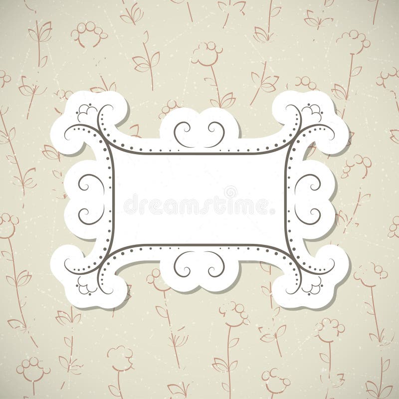 Download Fundo retro do vintage ilustração do vetor. Ilustração de ilustração - 26512335