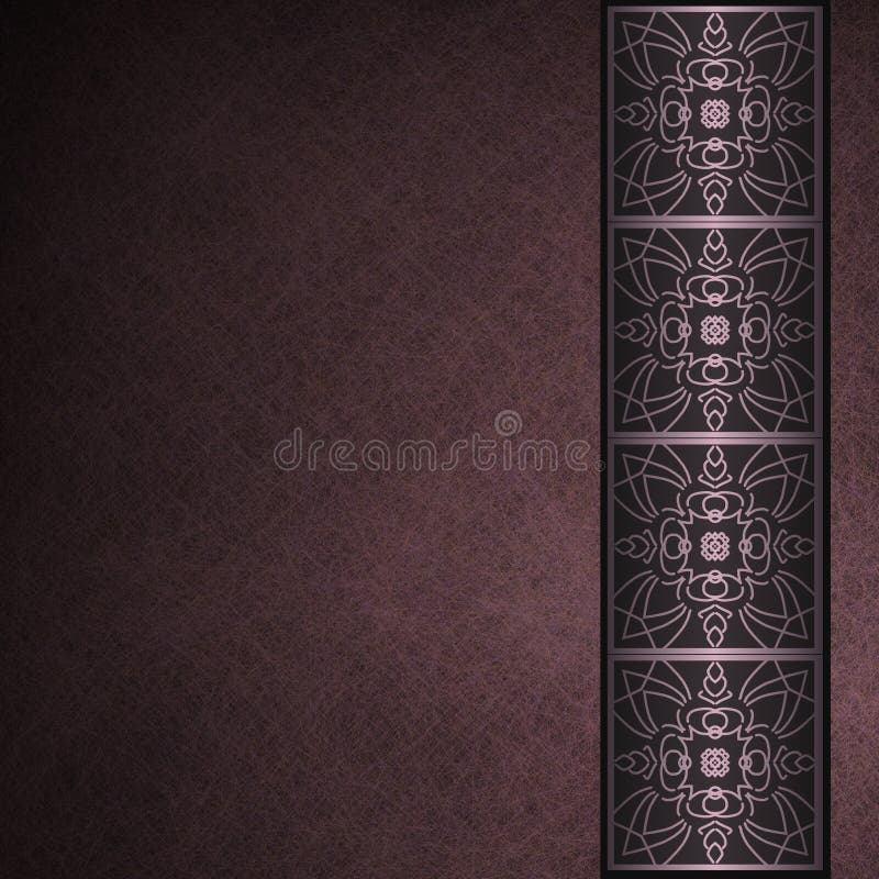 Fundo roxo escuro do pergaminho com beira ilustração do vetor Fundo roxo escuro do pergaminho com beira ilustração do vetor