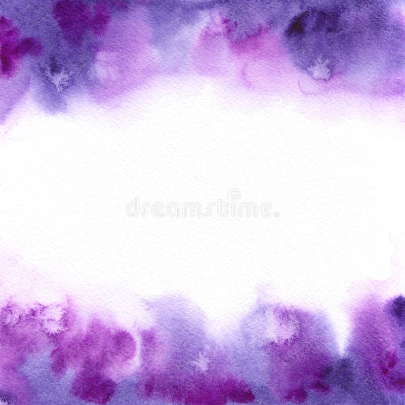 Fundo roxo violeta do sumário da aquarela da tendência Bandeira pintado à mão imagens de stock royalty free Fundo roxo violeta do sumário da aquarela da tendência Bandeira pintado à mão imagens de stock royalty free