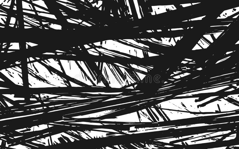 Fundo rústico da textura preto e branco da silhueta da grama ilustração do vetor Fundo rústico da textura preto e branco da silhueta da grama ilustração do vetor
