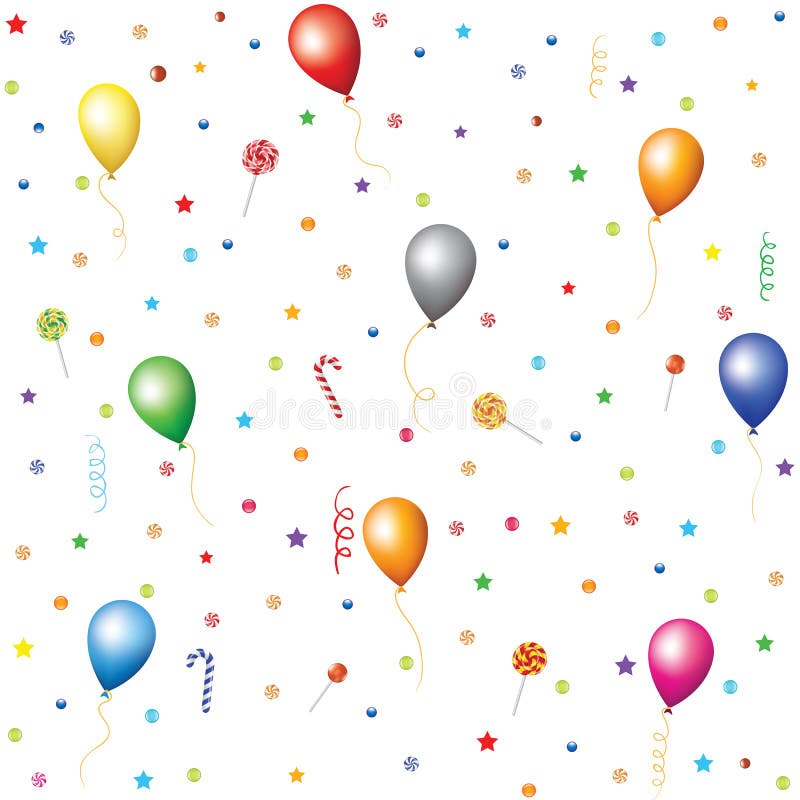 Fundo festivo contínuo ilustração do vetor