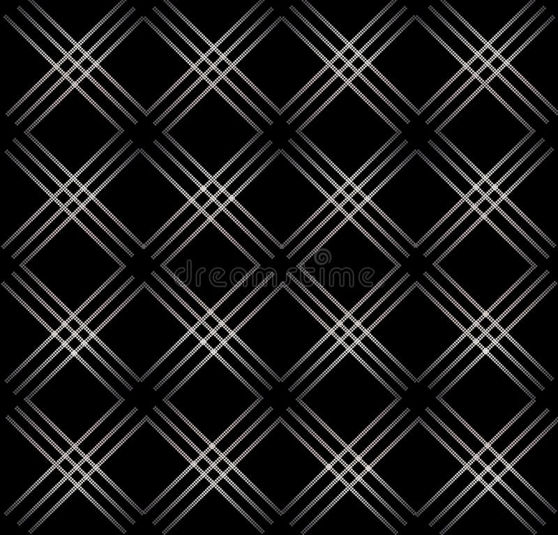 Fundo sem emenda geométrico abstrato elegante do preto do teste padrão ilustração royalty free Fundo sem emenda geométrico abstrato elegante do preto do teste padrão ilustração royalty free