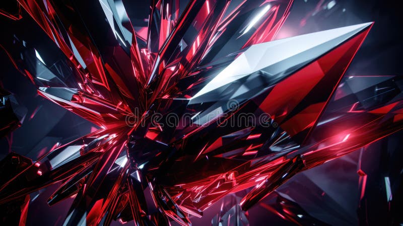 Various abstract shapes and forms in shades of red and black blend and morph together on a digital plane, creating a visually striking and dynamic background. AI generated. Various abstract shapes and forms in shades of red and black blend and morph together on a digital plane, creating a visually striking and dynamic background. AI generated
