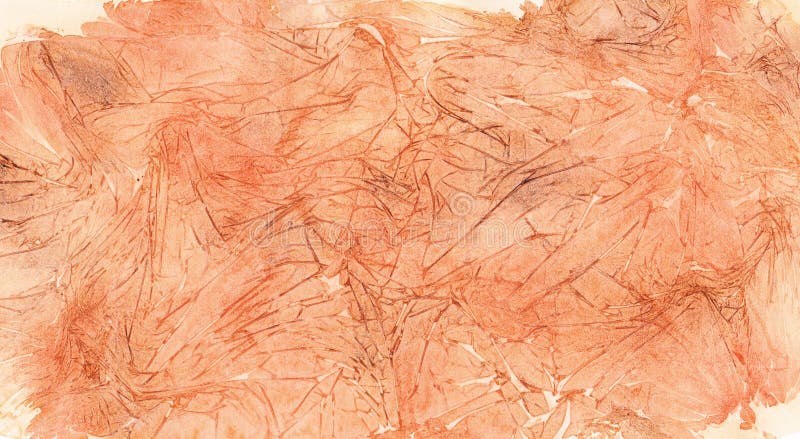 Fundo vermelho-marrom morno da aquarela com textura das dobras