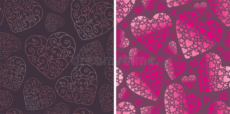 Fundos do Valentim ilustração stock Fundos do Valentim ilustração stock