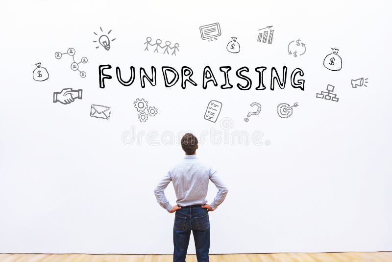 Fundraising begrepp royaltyfri bild Fundraising begrepp royaltyfri bild