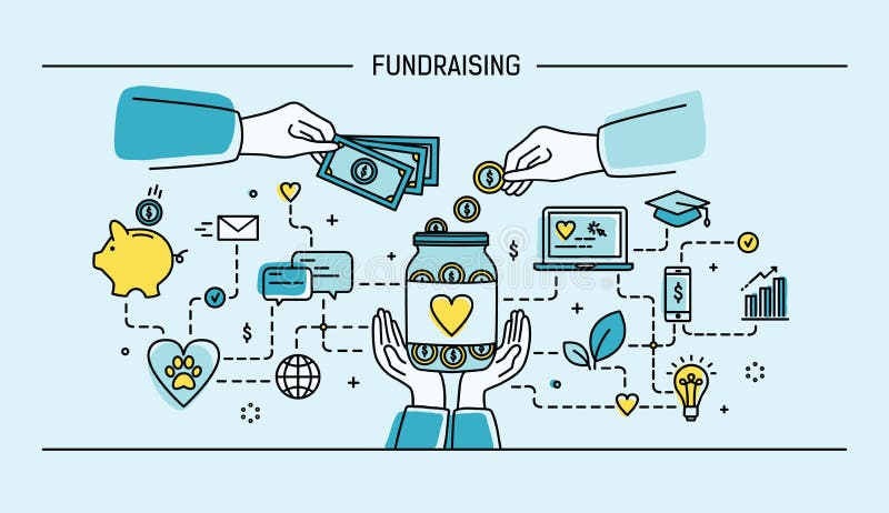 Fundraising Stock Illustrations – 11,666 Fundraising Stock ...