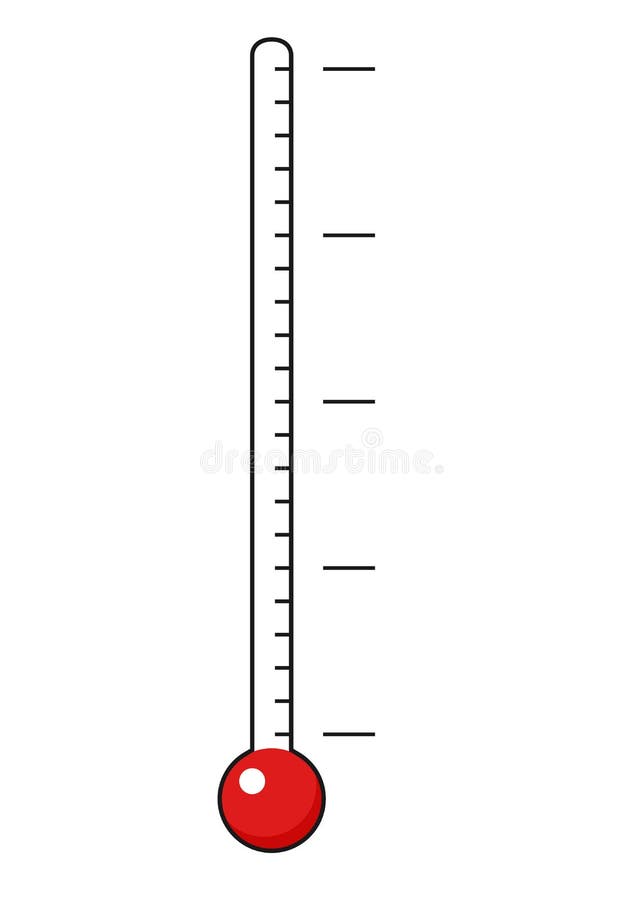 Fundraising thermometer template