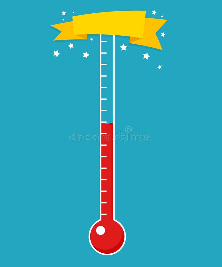 Fundraising thermometer template