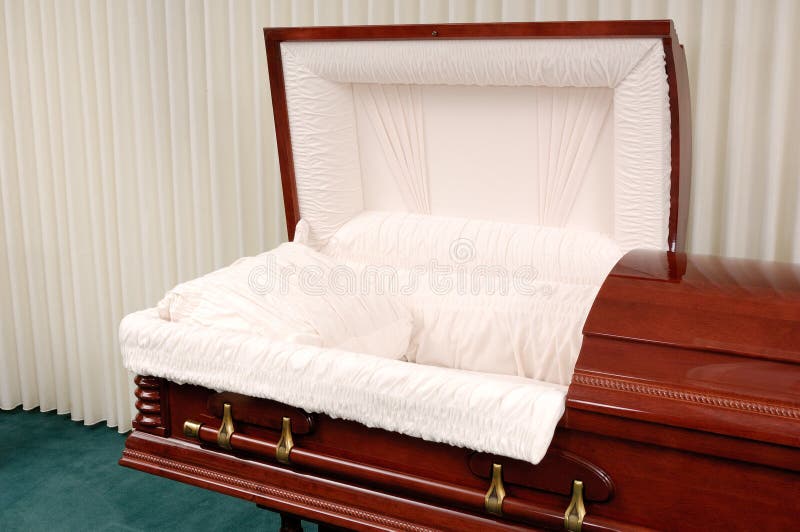 Funeral Casket stock photo. Image of dead, spooky, death 4347960