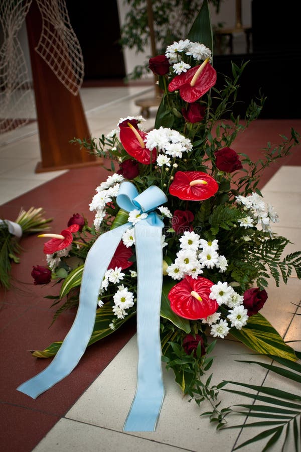 Funeral flowers stock photo. Image of crematorium, large 37419790