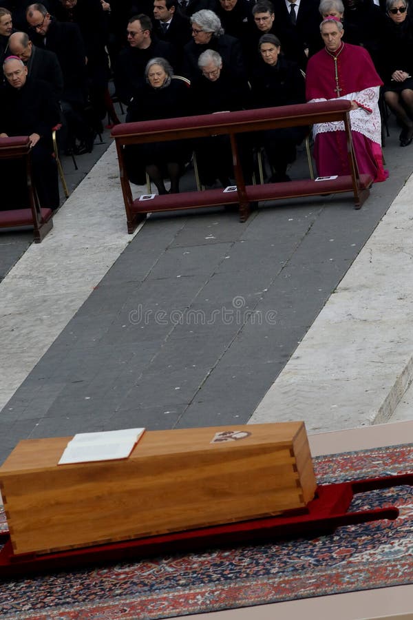 FUNERAL Of The POPE Pope Francis In St. Peter`s Basilica In The Vatican Celebrates The Mass For