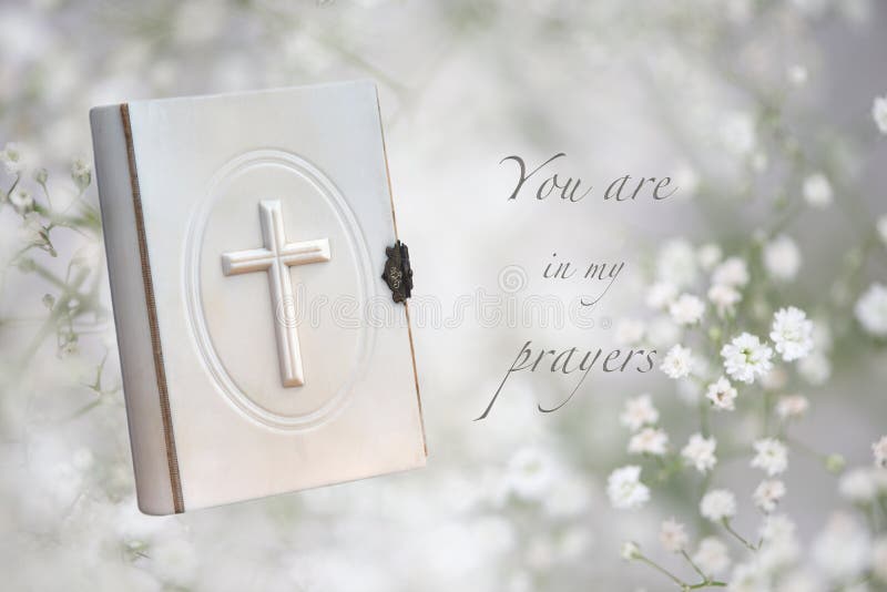 Funeral Prayers Card royalty free stock images Funeral Prayers Card royalty free stock images