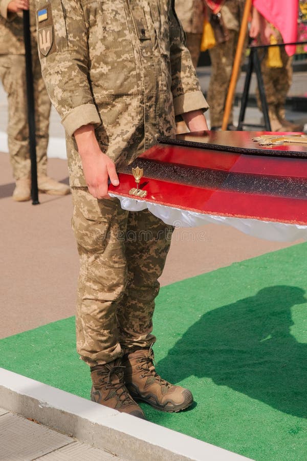 soldiers coffin top view