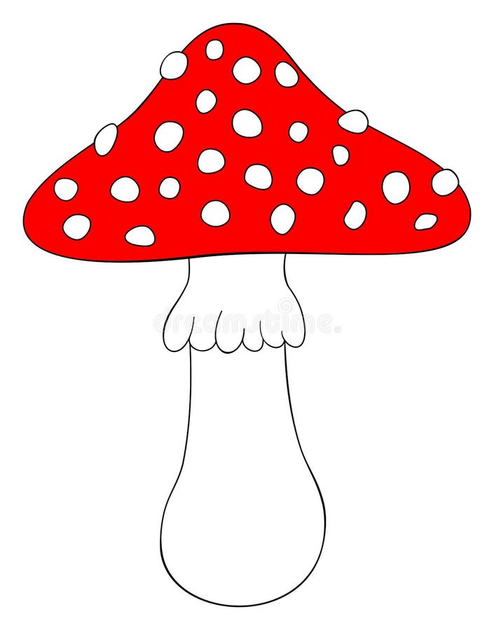 Fungo do cogumelo venenoso dos desenhos animados ?cone do cogumelo Ilustra??o do vetor ilustração do vetor Fungo do cogumelo venenoso dos desenhos animados ?cone do cogumelo Ilustra??o do vetor ilustração do vetor