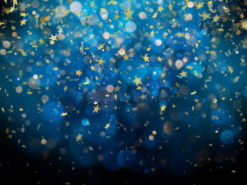 Funkelndes goldenes magisches glühendes Staub goldenes Weihnachts- und des neuen Jahresfunkelnde Sterne auf dunkelblauem bokeh Hi stock abbildung Funkelndes goldenes magisches glühendes Staub goldenes Weihnachts- und des neuen Jahresfunkelnde Sterne auf dunkelblauem bokeh Hi stock abbildung