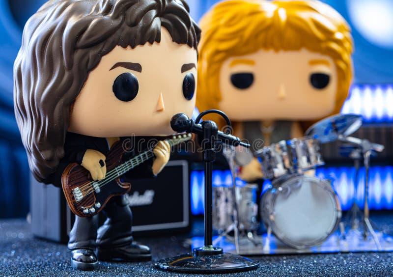 Funko POP Vinyl Figures of Queen Band Editorial Stock Photo - Image of ...