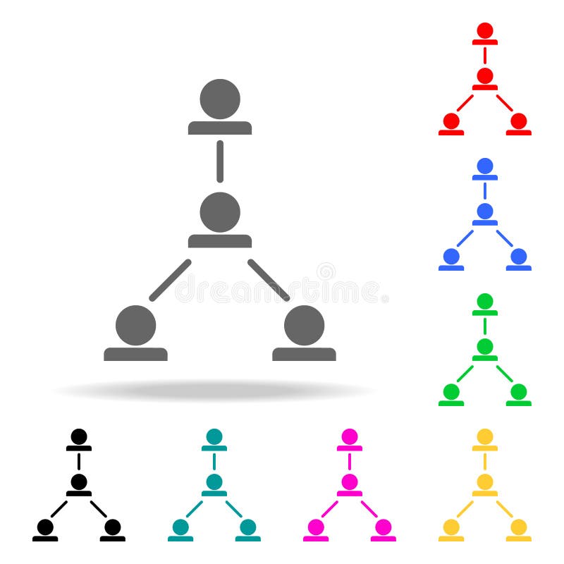 funktionsduglig hierarkisymbol Beståndsdelar av mång- kulöra symboler för teamwork Högvärdig kvalitets- symbol för grafisk design vektor illustrationer funktionsduglig hierarkisymbol Beståndsdelar av mång- kulöra symboler för teamwork Högvärdig kvalitets- symbol för grafisk design vektor illustrationer
