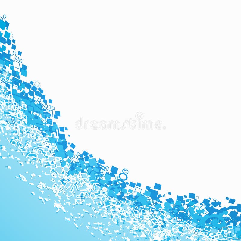 Funky banner van de ontwerphoek stock illustratie Funky banner van de ontwerphoek stock illustratie