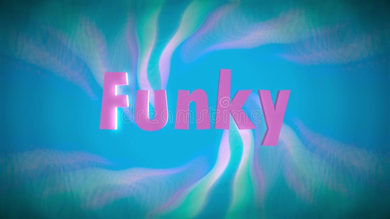 Funky sixties hippy style pink Psychedelic background stock illustration