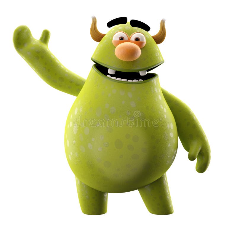 Funny 3D Monster, Merry Cartoon Isolated on White Background Stock Illustration - Illustration of cartoon, animal: 38014611 Funny 3D Monster, Merry Cartoon Isolated on White Background Stock Illustration - Illustration of cartoon, animal: 38014611
