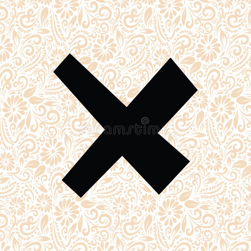 Funny Alphabet X LOWER , Black alphabet vector, alphabet vector stock illustration