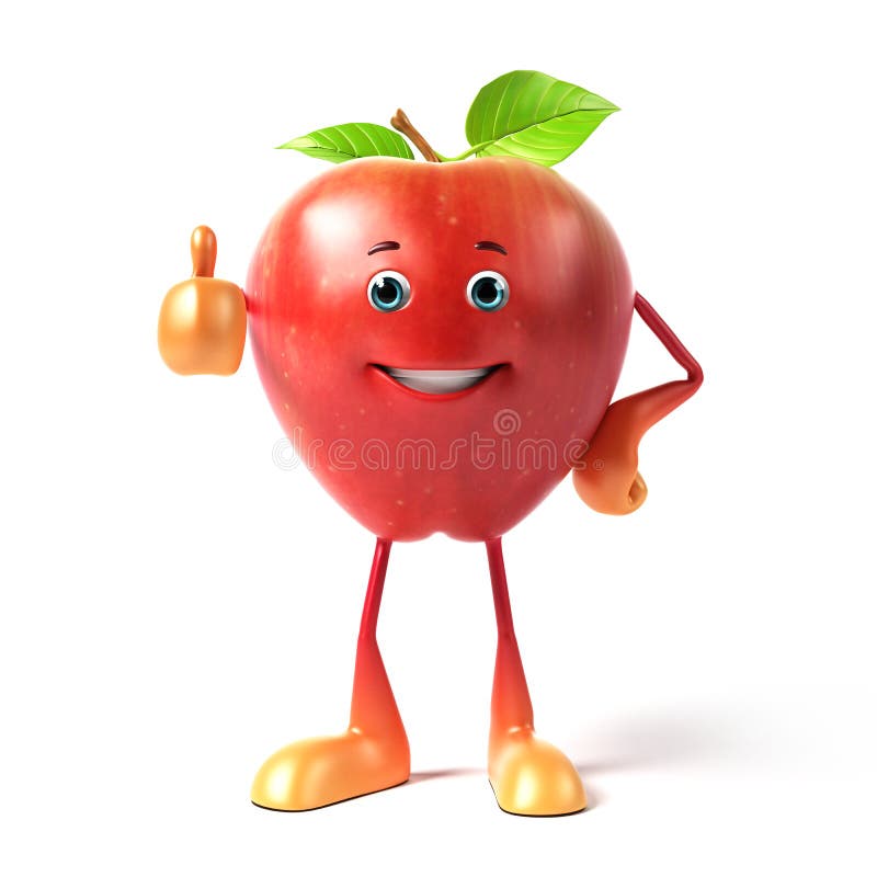 Funny apple stock illustration. Illustration of fresh - 25352699 Funny apple stock illustration. Illustration of fresh - 25352699