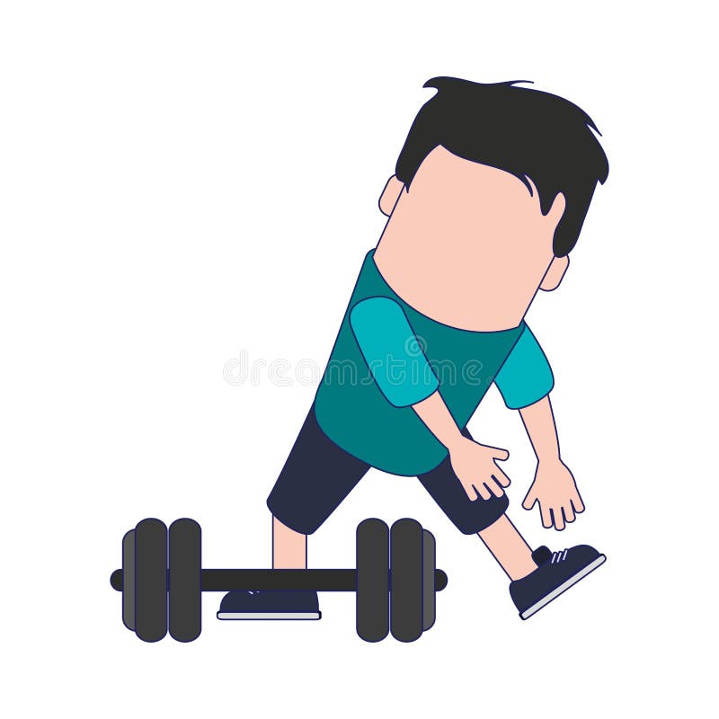 Funny Man Avatar Stretching Body Stock Vector  Illustration of fitness  inspiration 139189340