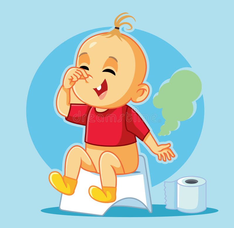 Funny Baby Sitting on the Potty Vector Cartoon Stock Vector - Illustration of chamber, drawing: 134818100 Funny Baby Sitting on the Potty Vector Cartoon Stock Vector - Illustration of chamber, drawing: 134818100