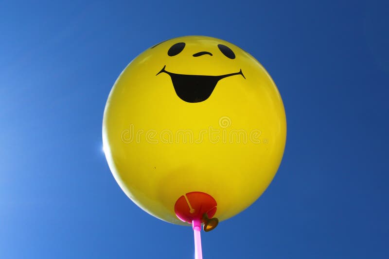 Funny Balloon Faces are Scared Stock Photo Image of blue, festive 49409920