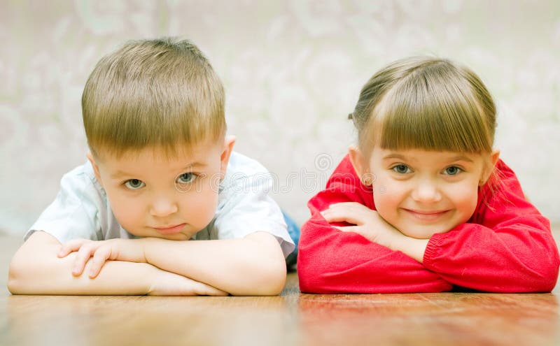 Funny boy and a girl