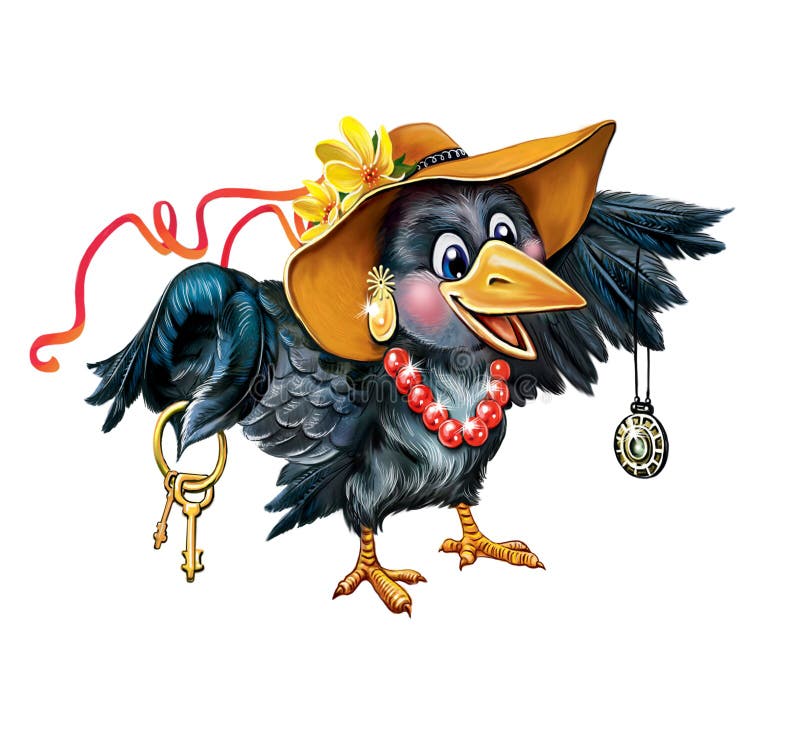 Funny cartoon crow stock illustration. Illustration of laughing - 212213096 Funny cartoon crow stock illustration. Illustration of laughing - 212213096