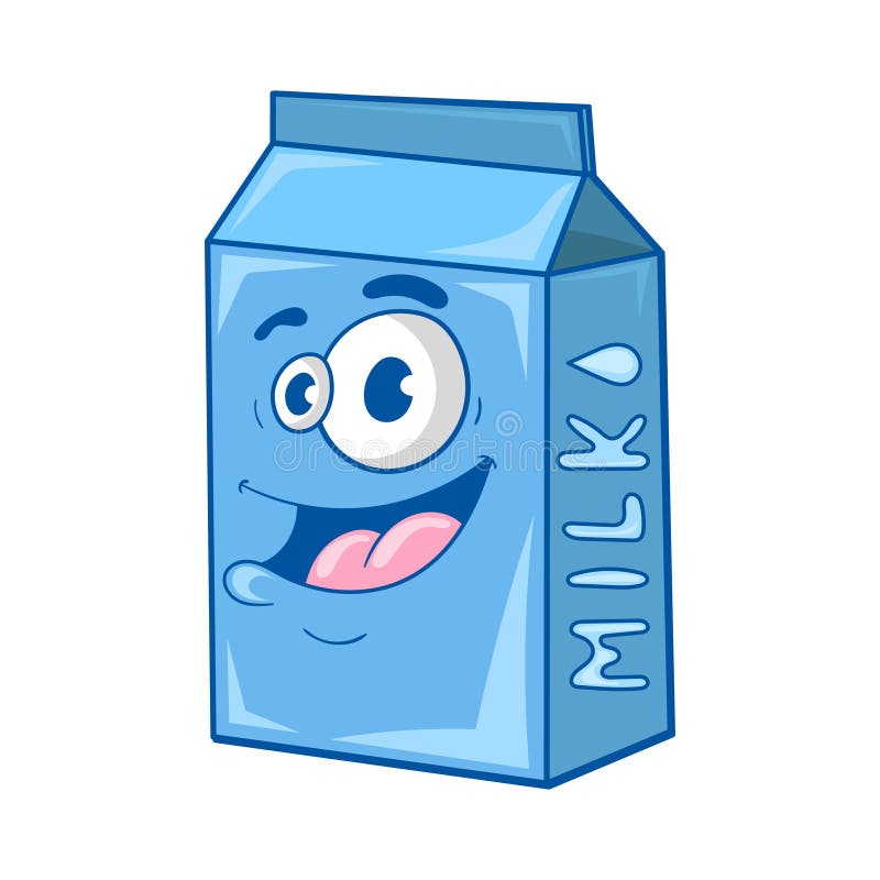 Cute Cartoon Milk Carton