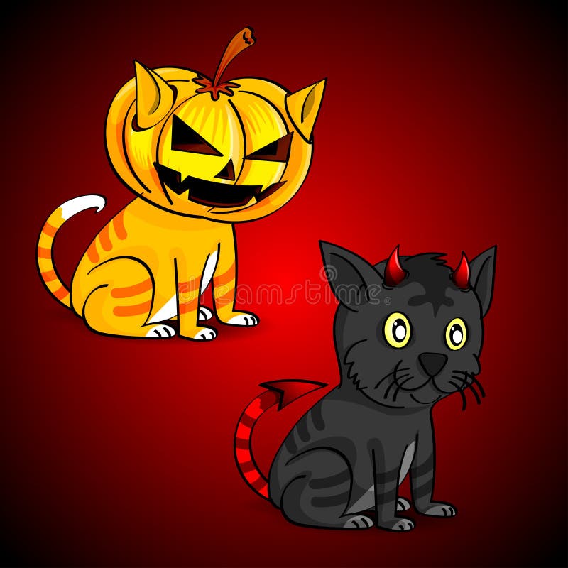 Halloween Costume Cats Stock Illustrations 503 Halloween Costume Cats