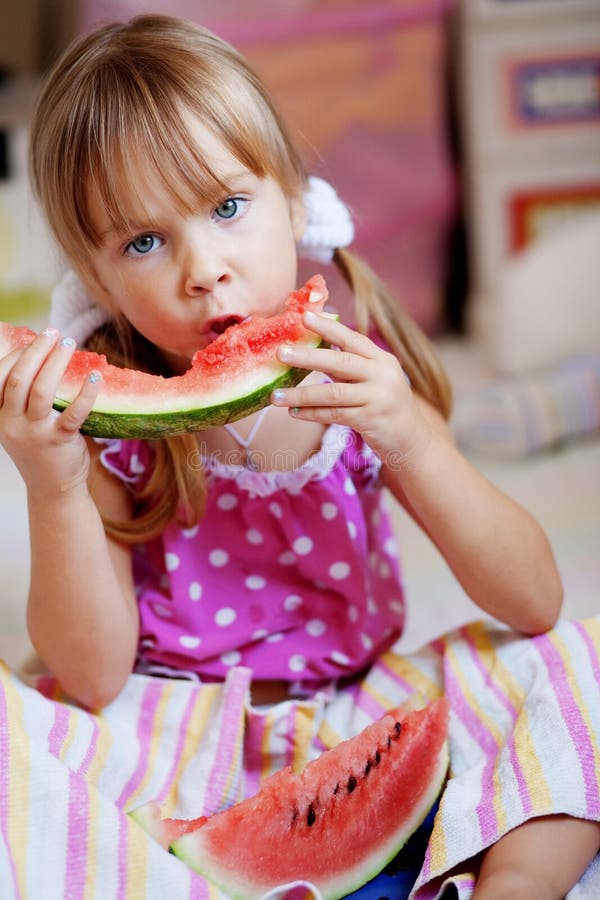 9+ Funny child eating watermelon Free Stock Photos StockFreeImages