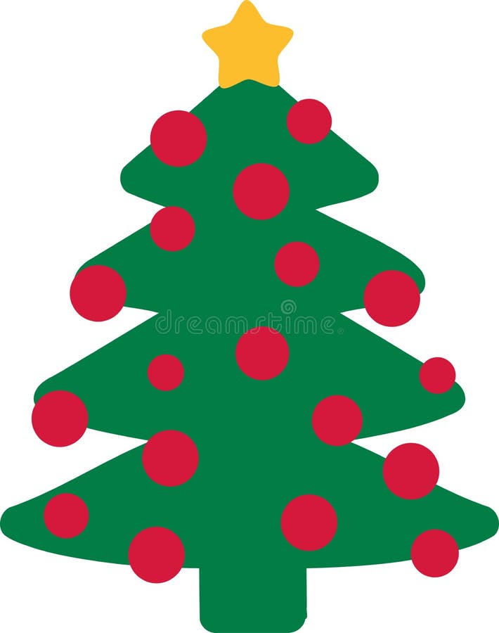 Red christmas tree ball stock vector. Illustration of greeting 107207983