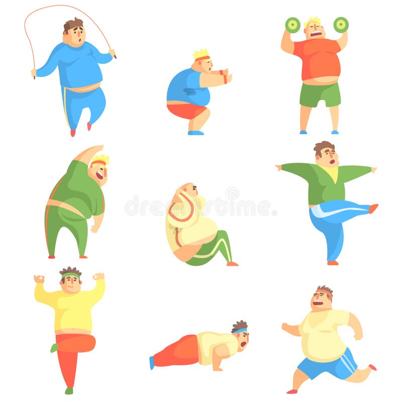 Image result for doing gym illustration