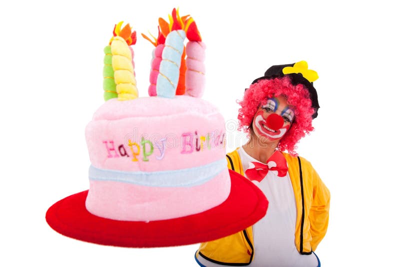 Funny clown royalty free stock image