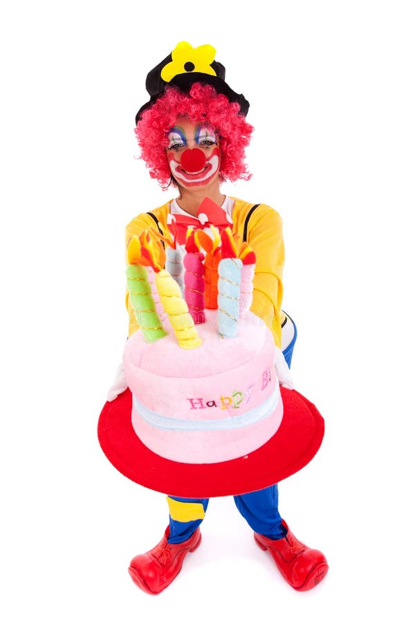 Funny clown stock images