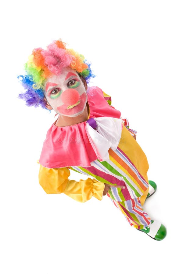 Funny clown royalty free stock images