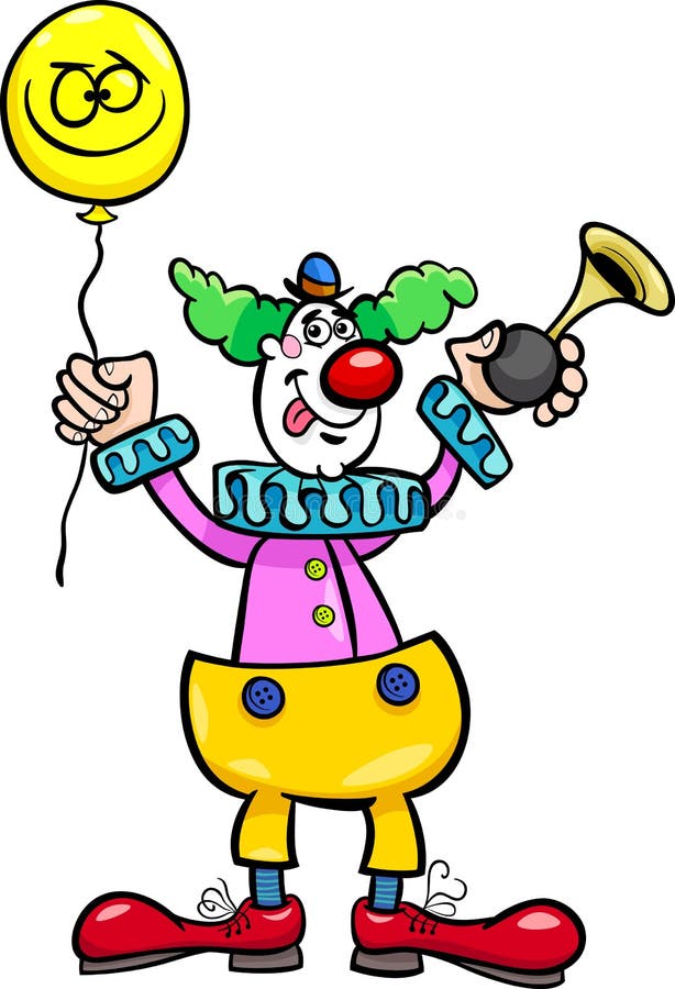 Cartoon Clown Juggling Easter Eggs Stock Vector - Illustration of ...